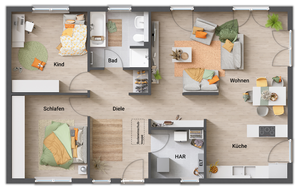 Einfamilienhaus zum Kauf 218.750 € 5 Zimmer 102 m²<br/>Wohnfläche 1.228 m²<br/>Grundstück Sebbeterode Gilserberg 34630