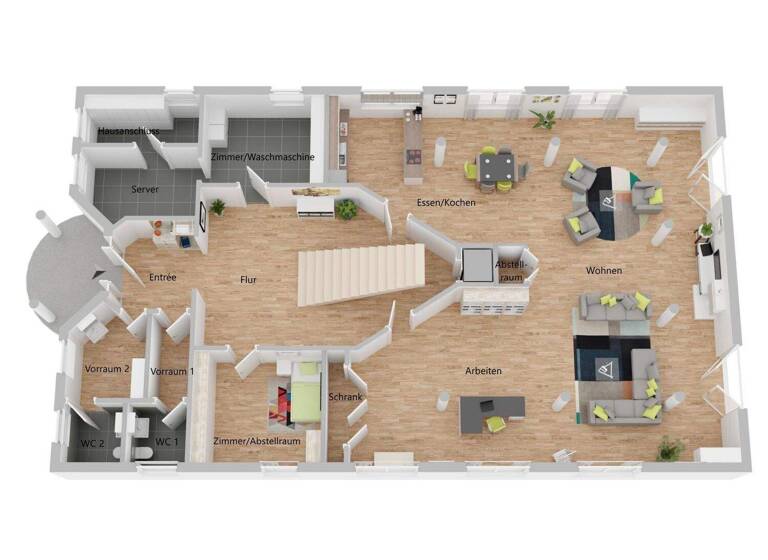 Villa zum Kauf 1.099.000 € 7 Zimmer 486 m² 1.990 m² Grundstück Bützfleth Stade 21683