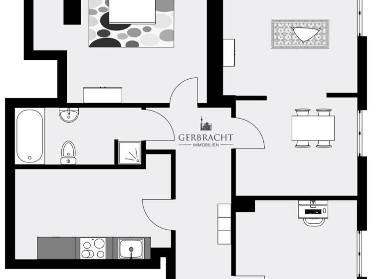Wohnung zur Miete 835 € 3,5 Zimmer 85 m² EG Unter den Ulmen 130 Untermeiderich Duisburg / Untermeiderich 47137