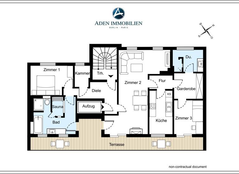 Wohnung zum Kauf 1.395.000 € 3 Zimmer 135,7 m²<br/>Wohnfläche Dachgeschoss, 5.<br/>Geschoss Zillestr. 67 Charlottenburg Berlin 10585