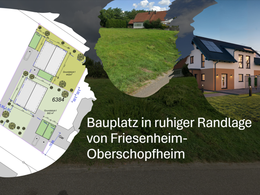 Grundstück zum Kauf provisionsfrei 159.029 € 444 m² Grundstück Oberschopfheim Friesenheim 77948