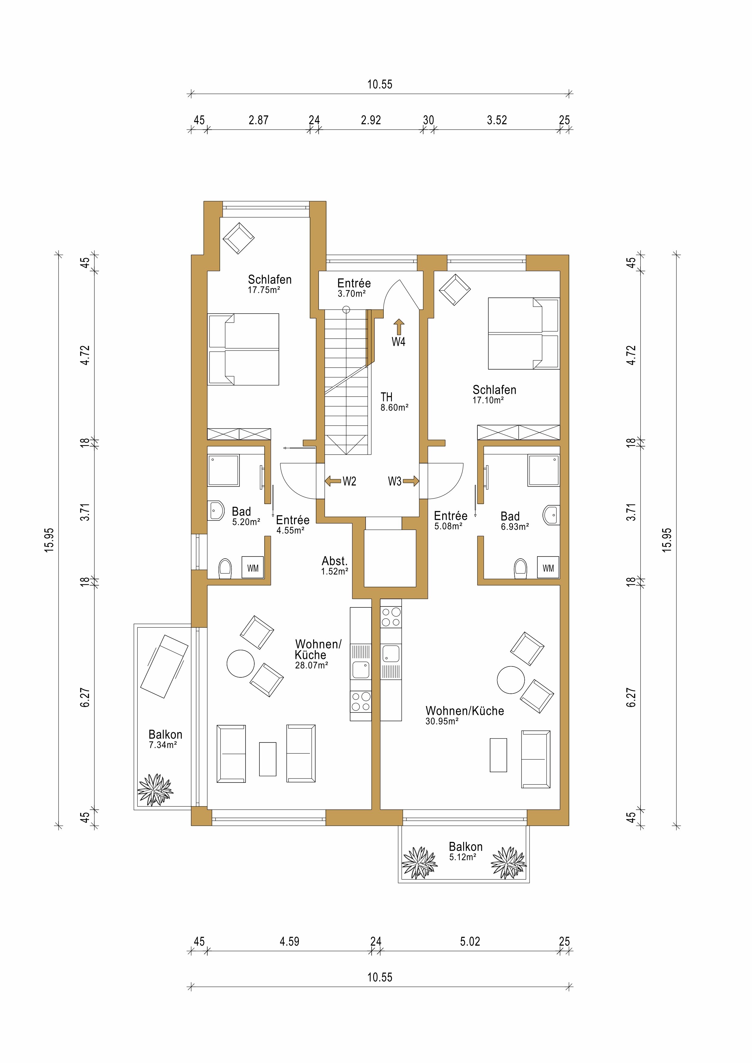 Wohnung zum Kauf provisionsfrei 598.416 € 2 Zimmer 60,5 m²<br/>Wohnfläche 1.<br/>Geschoss Südgiesing München 81549