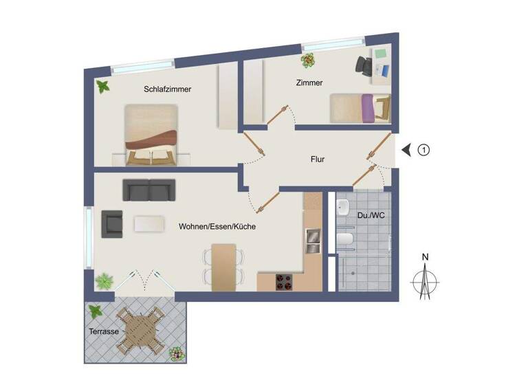 Wohnung zum Kauf - Erstbezug provisionsfrei 456.500 € 3 Zimmer 70,3 m² frei ab 31.07.2027 Bogenstraße 12 Asperg 71679
