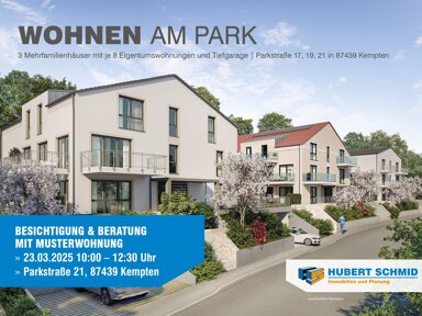 Wohnung zum Kauf provisionsfrei 378.000 € 2 Zimmer 51,4 m² Parkstraße 17 Kempten Kempten (Allgäu) 87439