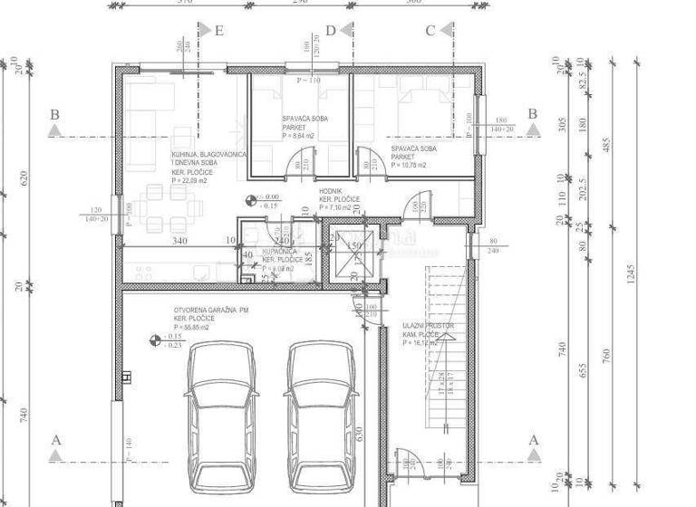 Wohnung zum Kauf 235.750 € 3 Zimmer 82 m² Vostarnica - Poluotok