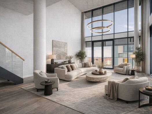 Penthouse zum Kauf - Erstbezug 1.200.000 € 6 Zimmer 222 m² 4. Geschoss Friedrichshain Friedrichshain-Kreuzberg 10247