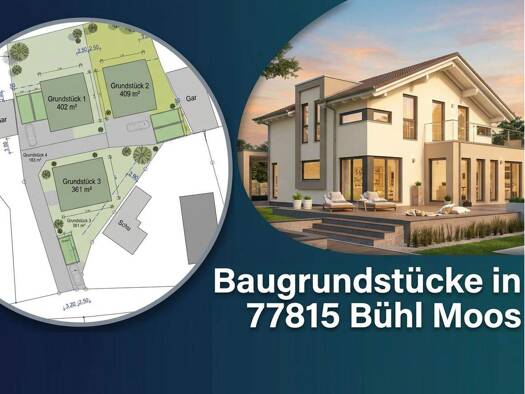 Grundstück zum Kauf provisionsfrei 152.598 € 411 m² Grundstück Moos Bühl 77815