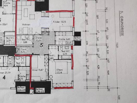Wohnung zur Miete 1.200 € 4 Zimmer 105 m² Geschoss EG/3 frei ab sofort Petershausen Konstanz 78464