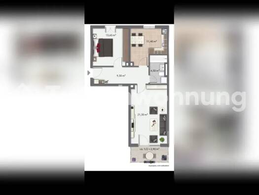 Wohnung zur Miete Tauschwohnung 850 € 2,5 Zimmer 63 m² Ismaning 85737
