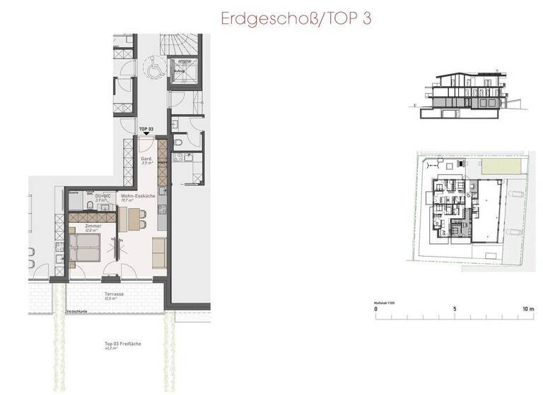 Wohnung zum Kauf - Erstbezug 365.000 € 2 Zimmer 39,1 m² EG Kirchdorf in Tirol 6382