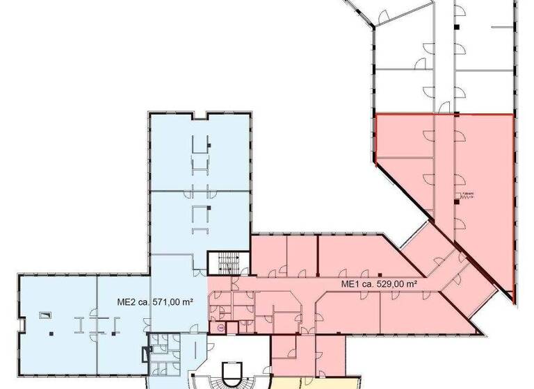 Bürofläche zur Miete provisionsfrei 11,80 € 2.636 m² Bürofläche teilbar ab 529 m² Thon Nürnberg 90425