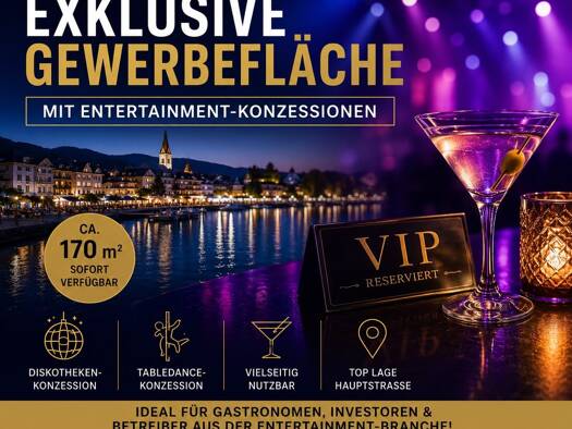 Club/Discothek zur Miete 170 m² Gastrofläche Velden am Wörther See 9220