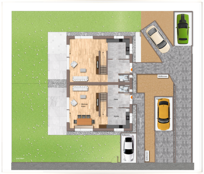 Doppelhaushälfte zum Kauf provisionsfrei 1.389.500 € 7 Zimmer 177 m²<br/>Wohnfläche 363 m²<br/>Grundstück 01.03.2025<br/>Verfügbarkeit Neugilching Gilching 82205