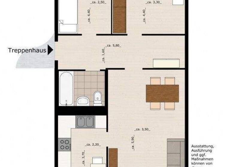 Wohnung zur Miete 450 € 3 Zimmer 68,6 m² 6. Geschoss frei ab 01.04.2026 Schochplan 41 Zoberberg Dessau-Roßlau 06847