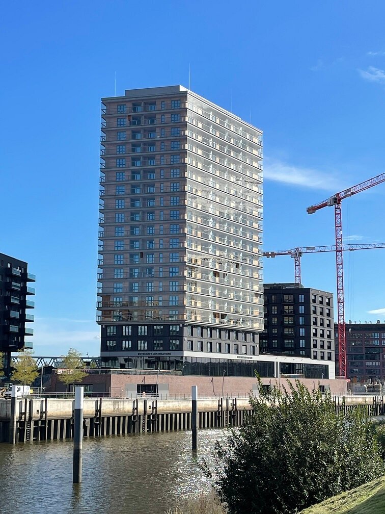 Wohnung zur Miete 1.760 € 2 Zimmer 55,2 m²<br/>Wohnfläche 15.<br/>Geschoss HafenCity Hamburg 20457