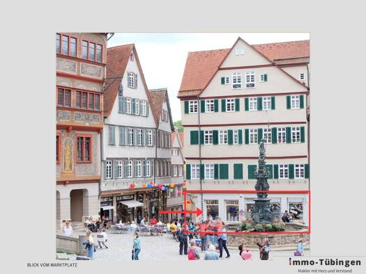Laden zum Kauf als Kapitalanlage geeignet 4.562 € 4 Zimmer 152 m² Marktgasse 2 Innenstadt Tübingen 72070