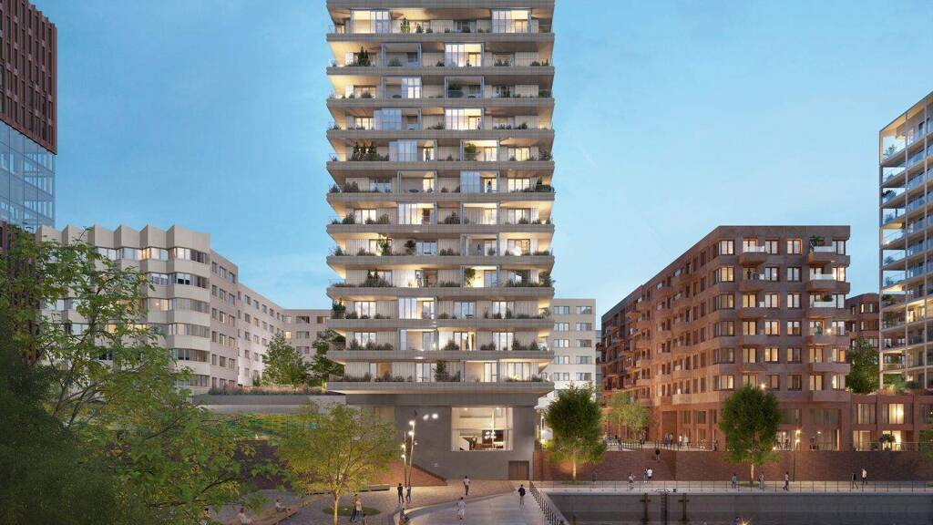 Wohnung zum Kauf - Neubau provisionsfrei 1.069.000 € 2 Zimmer 82,4 m² 5. Geschoss HafenCity Hamburg 20457