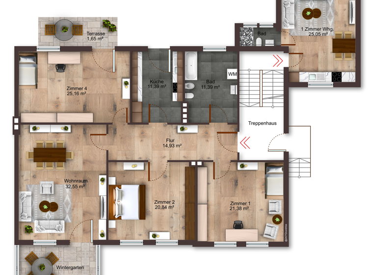 Mehrfamilienhaus zum Kauf 849.000 € 16 Zimmer 440 m² 952 m² Grundstück Ost Hildesheim 31134