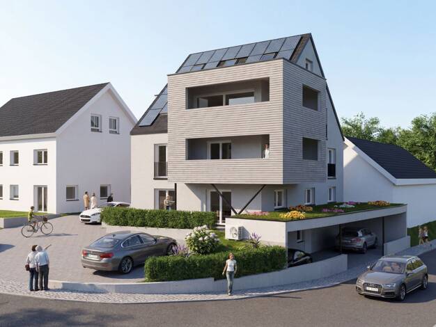 Wohnung zum Kauf - Erstbezug provisionsfrei 469.900 € 3,5 Zimmer 104,1 m² 1. Geschoss Äpfingen Maselheim 88437