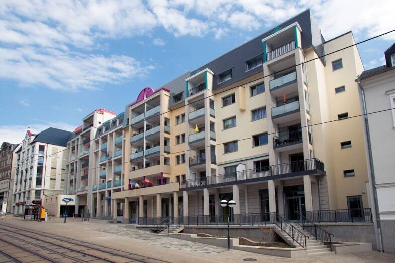 Wohnung zur Miete 206 € 1 Zimmer 35,6 m² 1. Geschoss Bahnhofstraße 30 Stadtmitte Plauen 08523