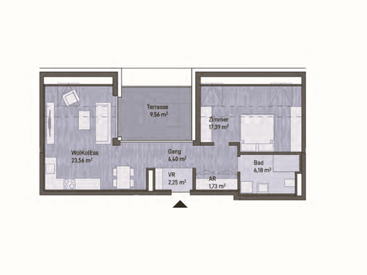 Wohnung zum Kauf - Erstbezug provisionsfrei 418.859 € 2 Zimmer 57,5 m² Eggenberg Graz Gries 8020