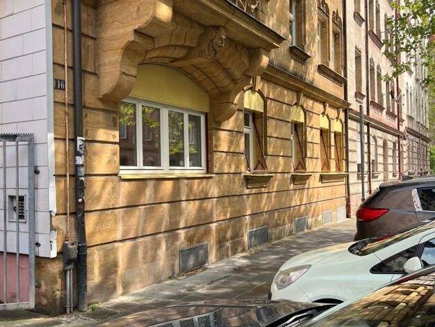 Wohnung zur Miete 460 € 2 Zimmer 47 m² EG Leopoldstraße 16 St Leonhard Nürnberg / St. Leonhard 90439