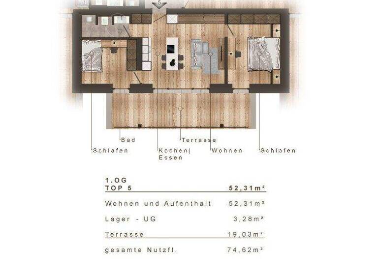 Wohnung zum Kauf - Erstbezug provisionsfrei 347.000 € 3 Zimmer 1. Geschoss Achenstraße Bad Hofgastein 5630