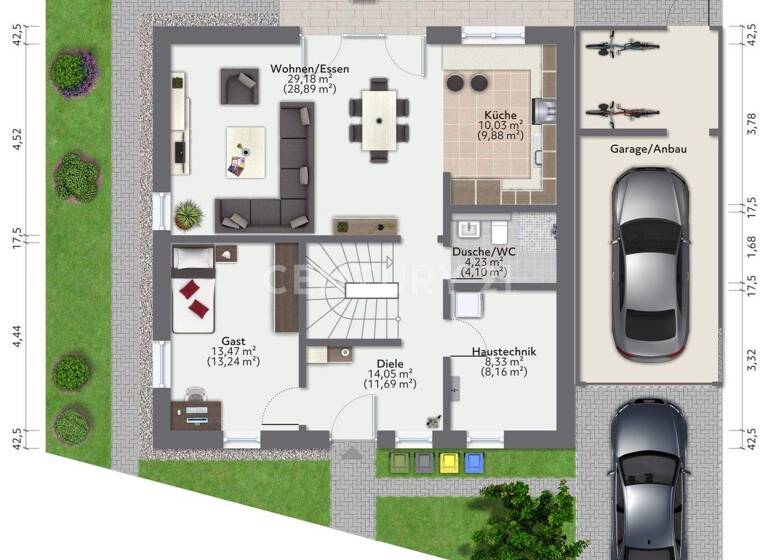 Einfamilienhaus zum Kauf 598.000 € 5 Zimmer 155 m² 352 m² Grundstück Huckarde Dortmund 44369