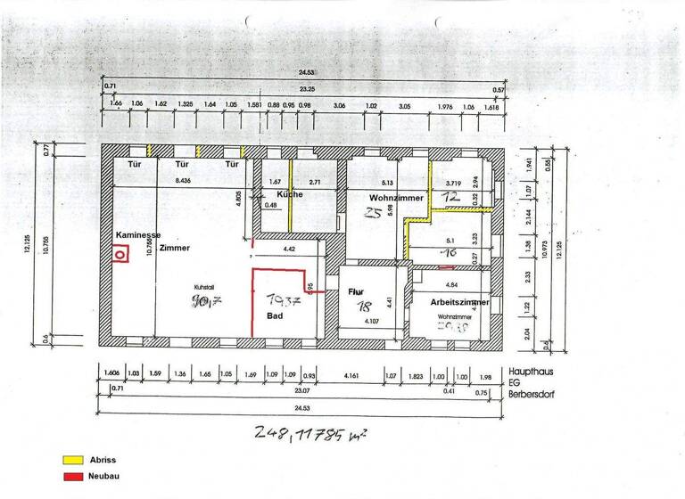 Bauernhaus zum Kauf 250.000 € 12 Zimmer 670 m² 9.580 m² Grundstück Südstraße 11 Berbersdorf Striegistal 09661