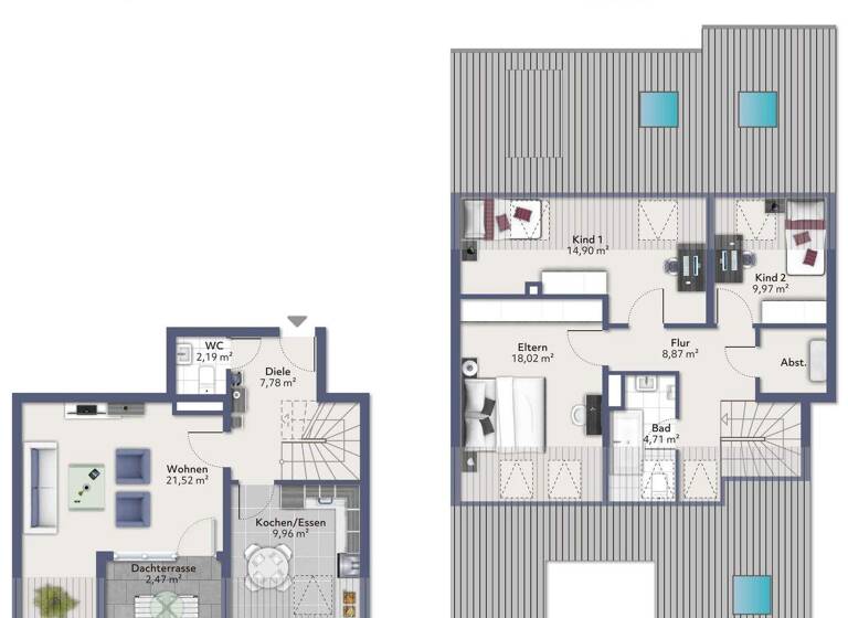 Maisonette zum Kauf 379.000 € 4 Zimmer 100 m² 4. Geschoss frei ab sofort Schwetzingen 68723