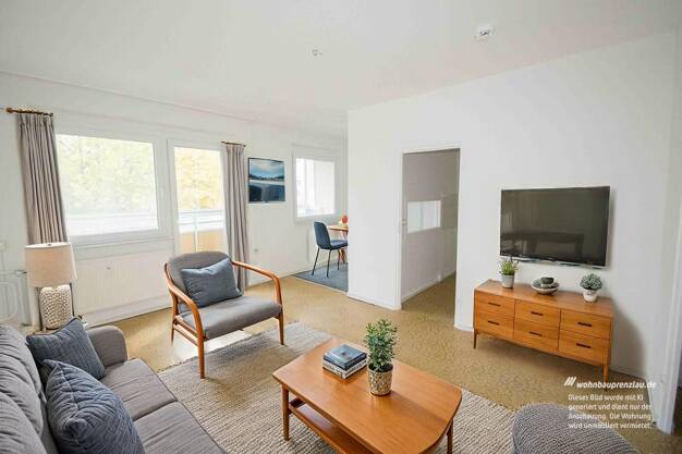 Wohnung zur Miete 270 € 1 Zimmer 36,7 m² 2. Geschoss Georg-Dreke-Ring 47 Prenzlau Prenzlau 17291