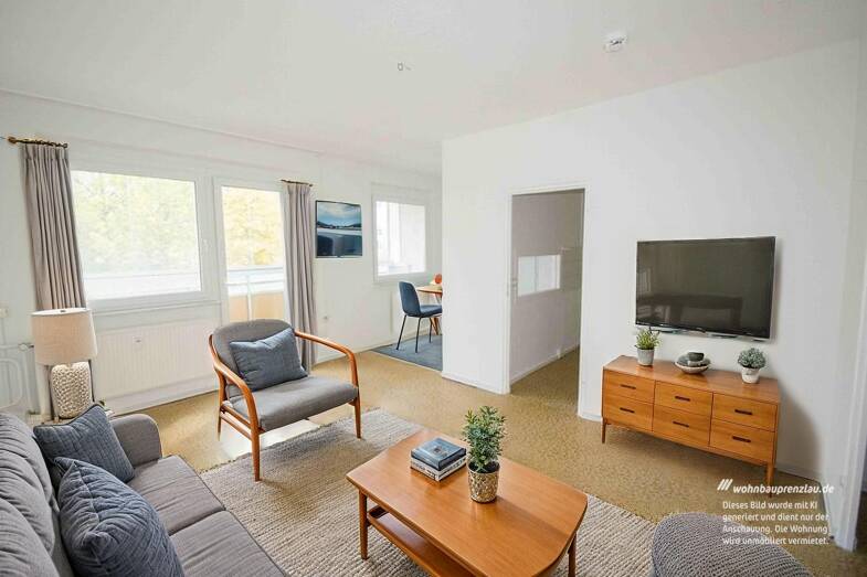 Wohnung zur Miete 270 € 1 Zimmer 36,7 m² 2. Geschoss frei ab 01.06.2025 Georg-Dreke-Ring 47 Prenzlau Prenzlau 17291