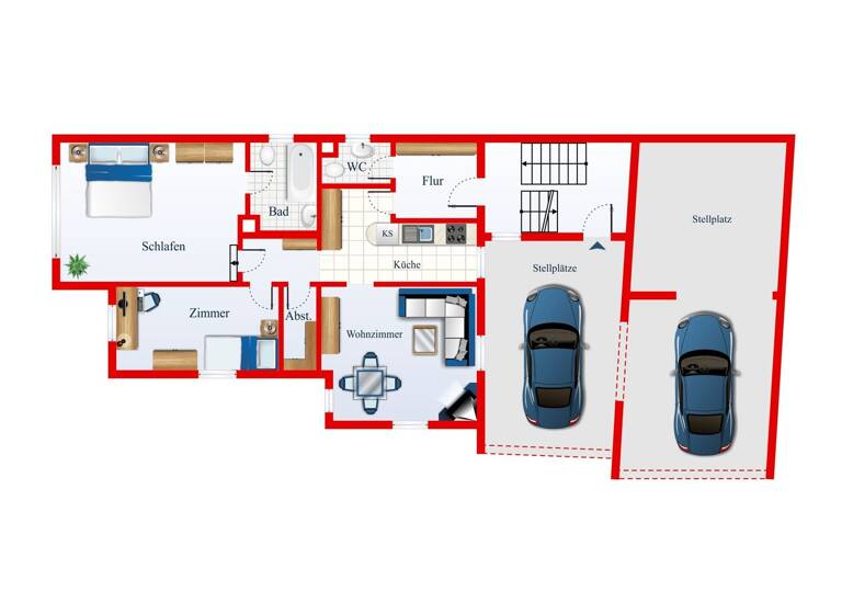 Wohnung zum Kauf 185.000 € 3 Zimmer 78,5 m²<br/>Wohnfläche Niederkirchen 67150
