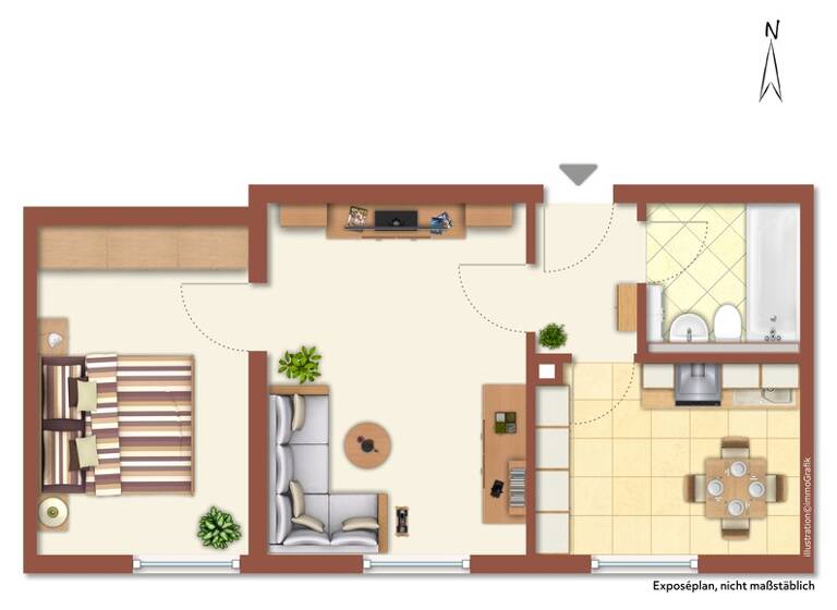 Wohnung zum Kauf als Kapitalanlage geeignet 139.000 € 2 Zimmer 41,4 m² Bad Wörishofen 86825