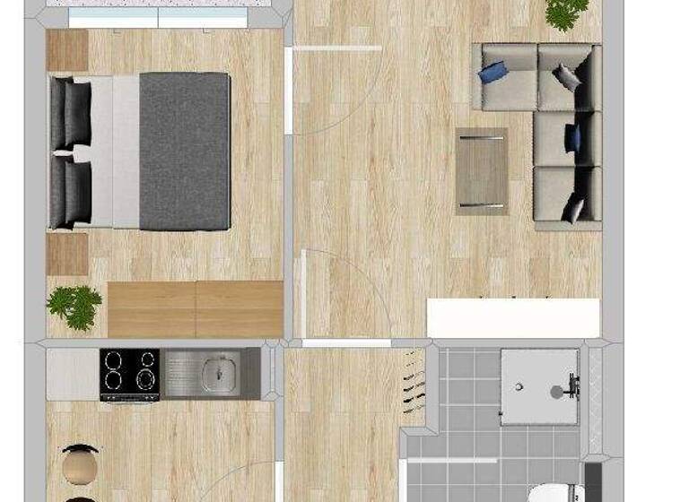 Wohnung zur Miete 359 € 2 Zimmer 44,9 m² 2. Geschoss Alleestr. 83 Gröba Riesa 01591