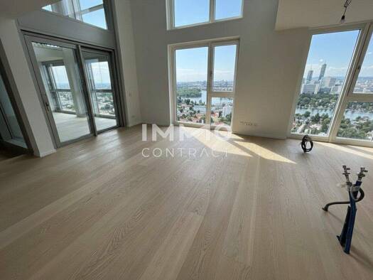Penthouse zum Kauf - Erstbezug provisionsfrei 2.595.000 € 3 Zimmer 158,7 m² 31. Geschoss Wien 1220