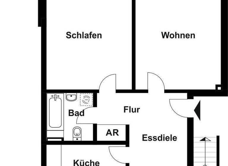 Wohnung zur Miete 805 € 2 Zimmer 66,5 m² frei ab 01.05.2026 Rathausallee 79 Garstedt Norderstedt 22846