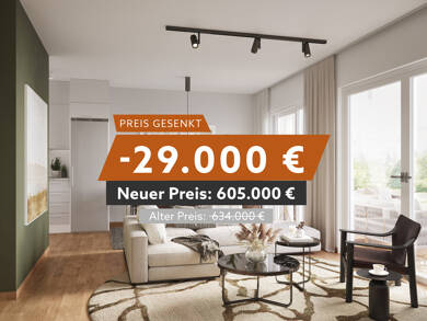 Wohnung zum Kauf - Neubau provisionsfrei 605.000 € 3 Zimmer 74,7 m² 1. Geschoss Max-Kraus-Straße 17 Erding Erding 85435