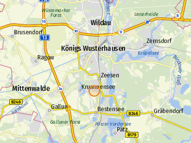 Grundstück zum Kauf 198.000 € 579 m² Grundstück Zeesen Königs Wusterhausen 15711