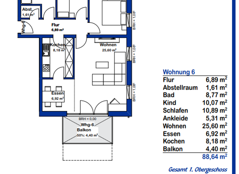 Wohnung zum Kauf - Erstbezug 417.000 € 3 Zimmer 88,6 m² 3 Geschosse frei ab sofort Gunzenhausen 91710