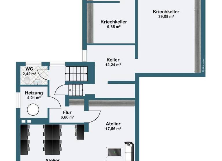 Bungalow zum Kauf 950.000 € 4 Zimmer 175 m² 981 m² Grundstück Durlach Karlsruhe / Durlach 76227