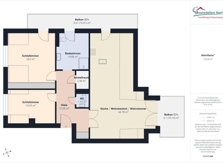 Wohnung zum Kauf 394.800 € 3 Zimmer 120 m² Perl 66706