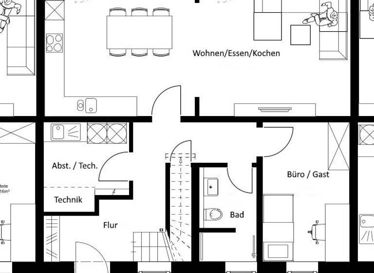Reihenmittelhaus zur Miete 1.450 € 5 Zimmer 126,1 m²<br/>Wohnfläche 175,3 m²<br/>Grundstück ab sofort<br/>Verfügbarkeit Gronau Gronau 48599