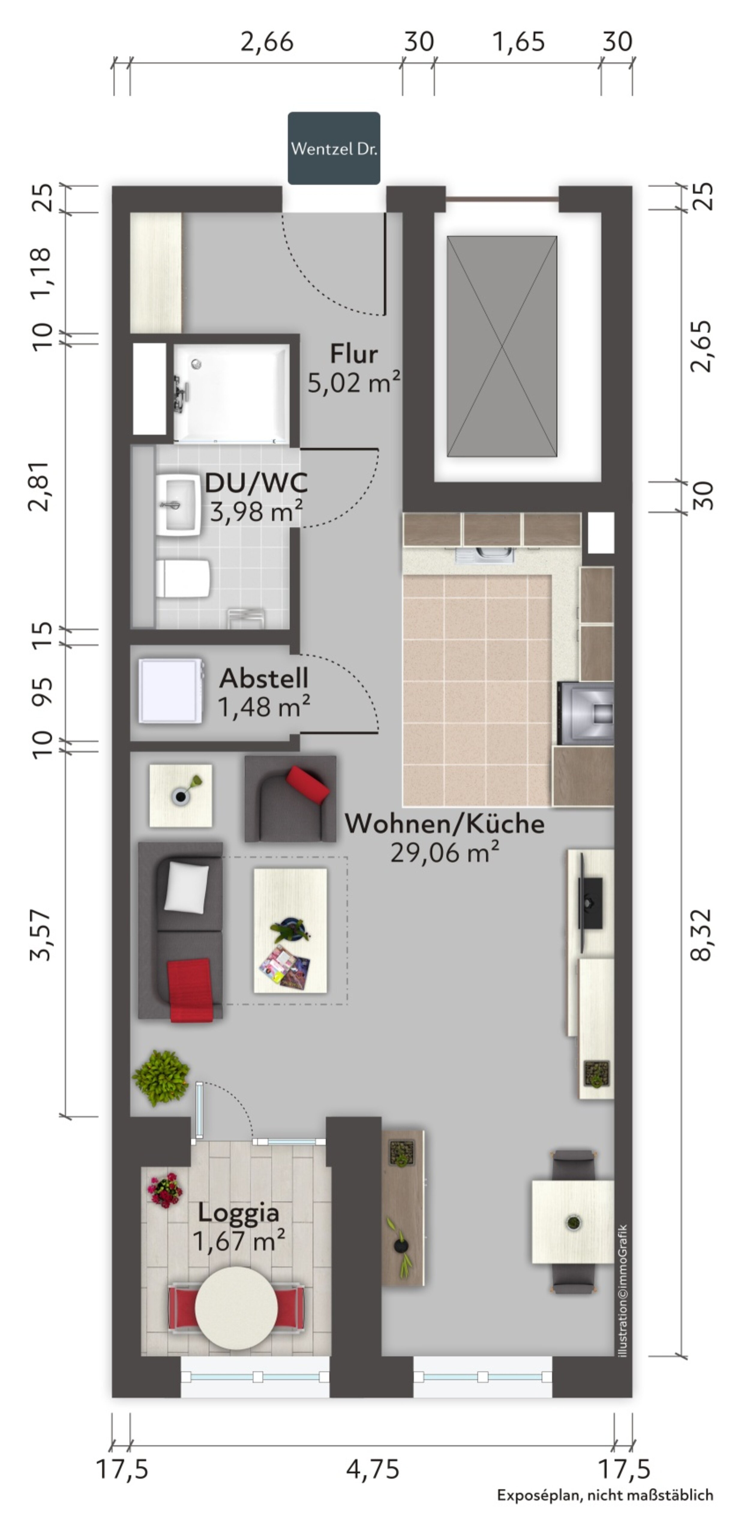 Wohnung zur Miete 700 € 1 Zimmer 47,1 m²<br/>Wohnfläche 3.<br/>Geschoss ab sofort<br/>Verfügbarkeit Waldstraße 10 Zentrum - Nordwest Leipzig 04105