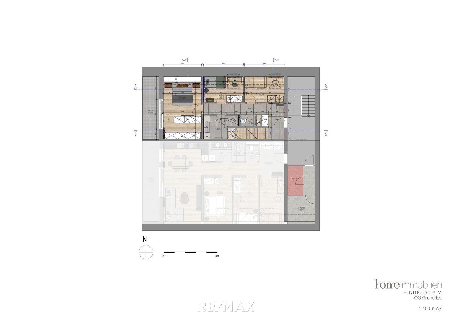 Penthouse zum Kauf 875.000 € 4 Zimmer 119,6 m²<br/>Wohnfläche Bahnhofstraße Rum 6063