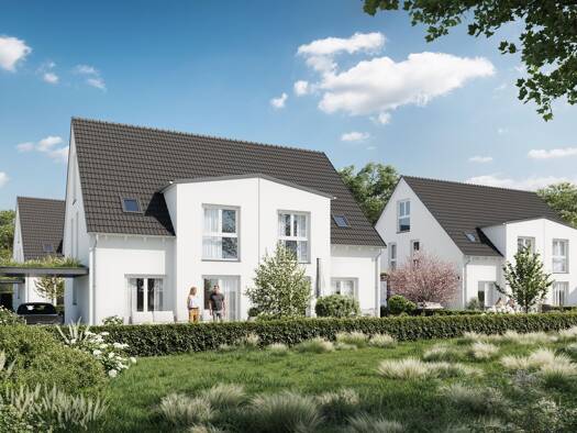 Doppelhaushälfte zum Kauf - Neubau provisionsfrei 692.600 € 5 Zimmer 117 m² 239 m² Grundstück frei ab 01.04.2027 Holzwegfeld 10 Höfles Nürnberg 90427