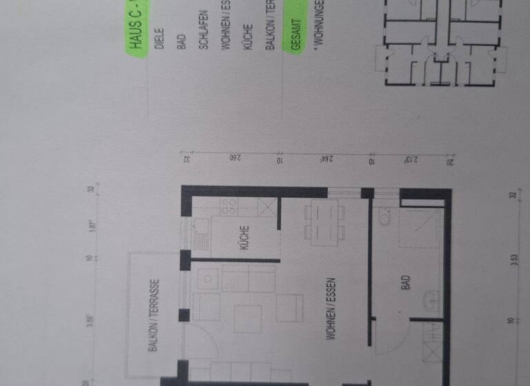 Wohnung zur Miete 650 € 2 Zimmer 65 m² 1. Geschoss frei ab 01.06.2026 Willy-Brandt-Straße 4 Reinhardshof Wertheim 97877