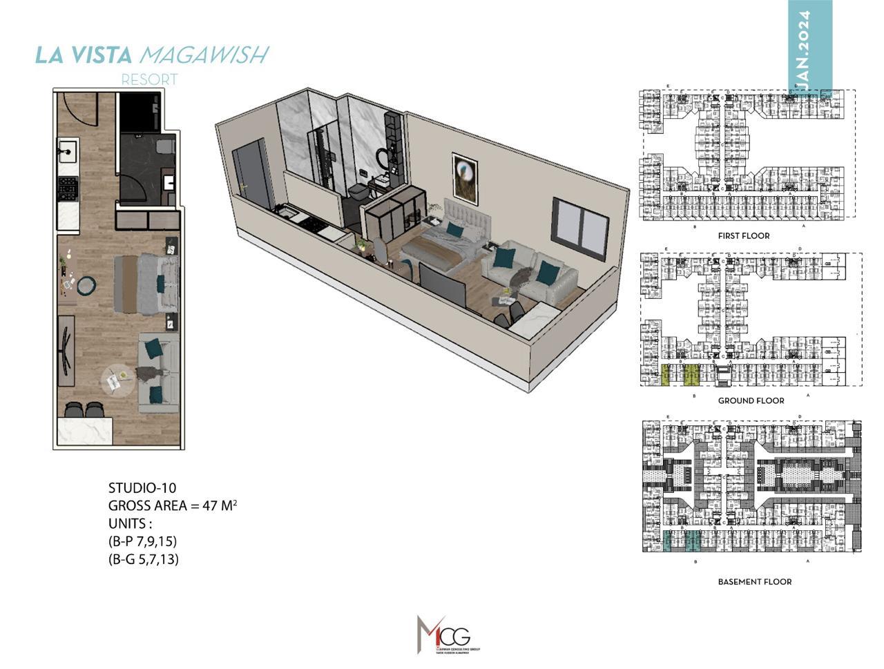 Wohnung zum Kauf provisionsfrei 27.800 € 1 Zimmer 50 m²<br/>Wohnfläche Hurghada 84955