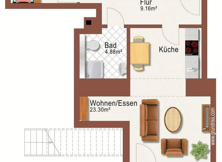 Wohnung zum Kauf 110.000 € 2 Zimmer 51,2 m² Lungkwitz Kreischa 01731