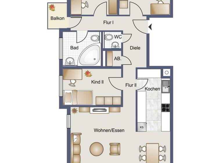 Wohnung zum Kauf 355.000 € 4 Zimmer 97,3 m²<br/>Wohnfläche Schömberg Schömberg 75328